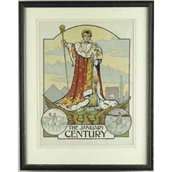 LUCIEN METIVET (French, 1863-1930) “THE JANUARY CENTURY”