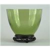 Image 1 : STEUBEN GREEN GLASS BOWL
