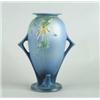 Image 1 : ROSEVILLE:  “COLUMBINE” TALL TWO HANDLED VASE