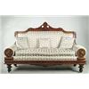 Image 1 : FABULOUS WALNUT UPHOLSTERED VICTORIAN SOFA