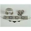 Image 1 : FOUR SILVER JEWELRY PIECES