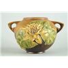 Image 1 : ROSEVILLE:  “WATER LILY” TWO HANDLED VASE