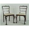 Image 1 : PAIR OF NEEDLEWORK CHIPPENDALE STYLE CHAIRS