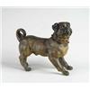 Image 1 : FINE PAINTED TERRACOTTA FIGURE OF A PUG