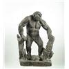 Image 1 : BRONZE PATINATED PLASTER FIGURE OF A GORILLA
