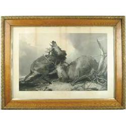 HENRY THOMAS RYALL (British, 1811-1867) “THE COMBAT”