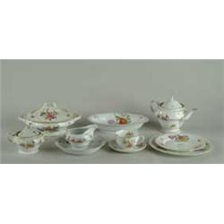 APPROXIMATELY 123 PIECE DINNER SERVICE BY KPM, GERMANY