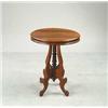 Image 1 : VICTORIAN WALNUT OVAL PLANT STAND