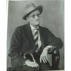 LARGE PHOTOGRAPH OF JAMES JOYCE