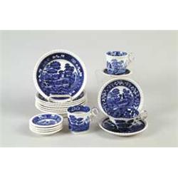 COPELAND SPODE TOWER: LOT OF SEVENTEEN PIECES