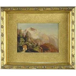 UNSIGNED (European, 19th/20th Century) ALPINE SCENE