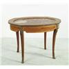 Image 1 : CONTINENTAL MARQUETRY MARBLE TOP STAND