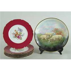 LOT OF SEVEN DECORATIVE PLATES