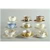 Image 1 : LOT OF 10 DECORATIVE CUPS AND SAUCERS