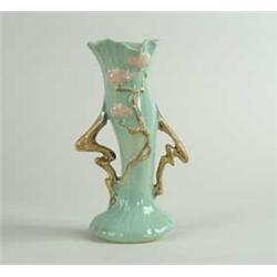 ROSEVILLE:  “MING TREE” TALL TWO HANDLED VASE