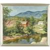 Image 1 : GEORGIA W. BALCH (American, 1888-) VERMONT LANDSCAPE