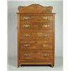 Image 1 : FIVE DRAWER OAK CHEST