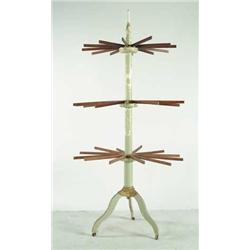 PAINTED THREE-TIER CLOTHES RACK