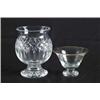 Image 1 : TWO WATERFORD CLEAR GLASS PIECES