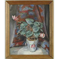 ELIZABETH PIERCE (American, Mid-20th Century) “CYCLAME”