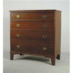 FOUR DRAWER ENGLISH OAK CHEST