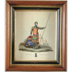 PAIR OF COLORED MILITARY PRINTS