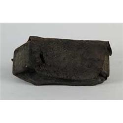 EARLY WOOD AND LEATHER CARTRIDGE CASE