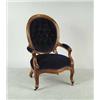 Image 1 : VICTORIAN WALNUT GENTLEMAN’S CHAIR