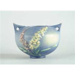 ROSEVILLE:  “FOXGLOVE” TWO HANDLED VASE