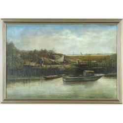 C. EARLY (Early 20th Century) “FISHING ON THE MARSH”