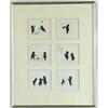 Image 1 : SIX FRAMED CHILDREN SILOUHETTES