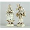 Image 1 : PAIR OF FRENCH STYLE PORCELAIN FIGURINES