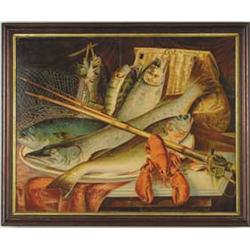 UNSIGNED (American, 19th Century) “AMERICAN FISH”