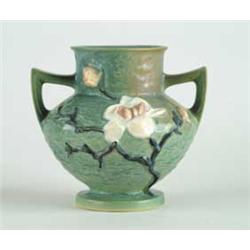 ROSEVILLE:  MAGNOLIA HANDLED VASE