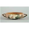 Image 1 : ROSEVILLE:  MAGNOLIA LOW TWO HANDLED VASE