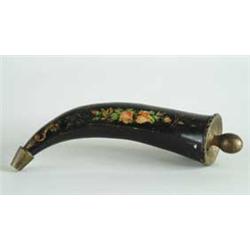 DECORATED POWDER HORN