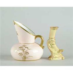 TWO PIECES OF ENGLISH PORCELAIN