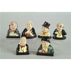 COLLECTION OF SIX ROYAL DOULTON BUSTS