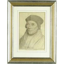 AFTER F. BARTOLOZZI (18th Century) PORTRAIT OF A MAN