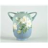 Image 1 : ROSEVILLE:  “WHITE ROSE” TWO HANDLED VASE
