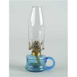 BLUE GLASS FINGER LAMP