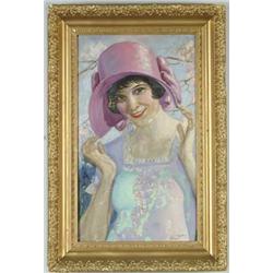 LIVINGSTON GREER (American, 20th Century) SPRING BEAUTY