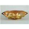 Image 1 : ROSEVILLE:  “CLEMATIS” TWO HANDLED BOWL