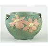 Image 1 : ROSEVILLE:  “CLEMATIS” BOWL SHAPED VASE
