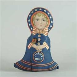 LIBERTY BELLE PATRIOTIC CLOTH DOLL