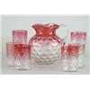 Image 1 : 7-PIECE RUBINA GLASS WATER SET