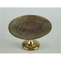 FRENCH MIXED METAL TAZZA