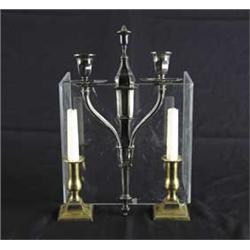 LOT OF THREE CANDLESTICKS