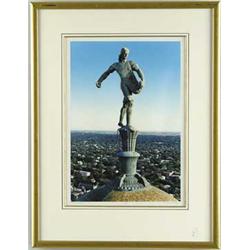 R. BRUHN (American, 20th Century) “THE SOWER”