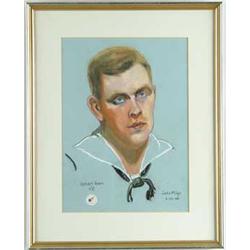 JOHN MCCOY (American, 1910-1989) PORTRAIT OF HERBERT HORN